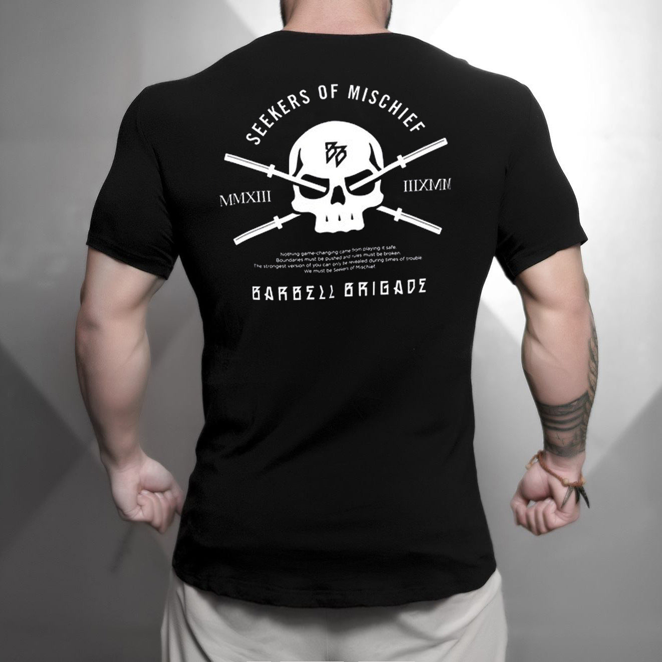 "Barbell Brigade" Moisture Wicking Short Sleeve