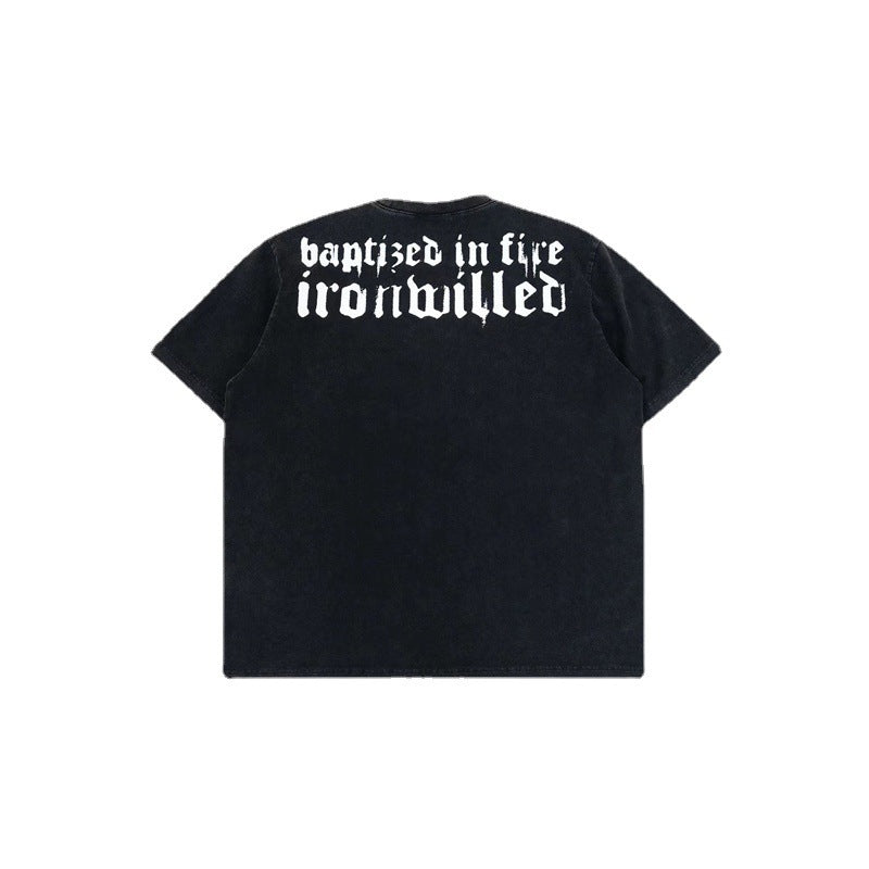 Men's Fitness Short Sleeve Loose Breathable T-shirt