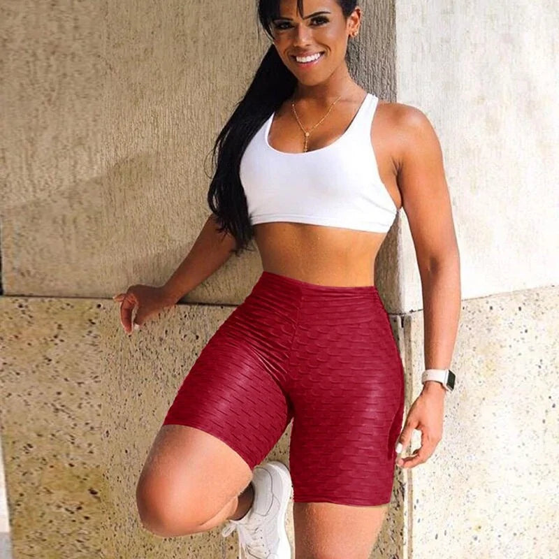 Shorts de fitness texturizados push up