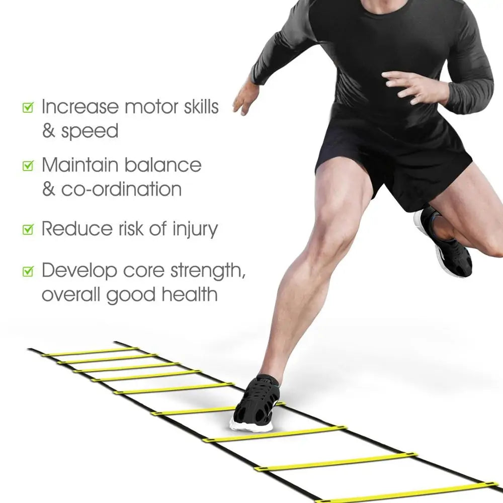 Heavy-Duty Nylon Straps Training Ladders