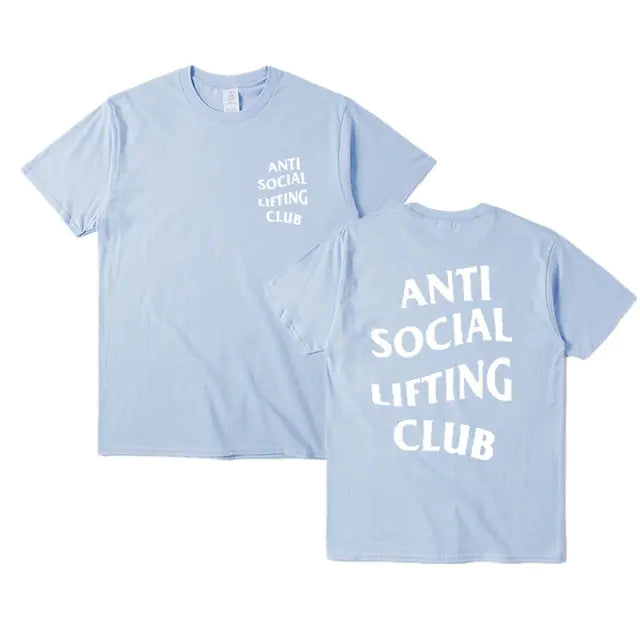 Camiseta del club de levantamiento antisocial