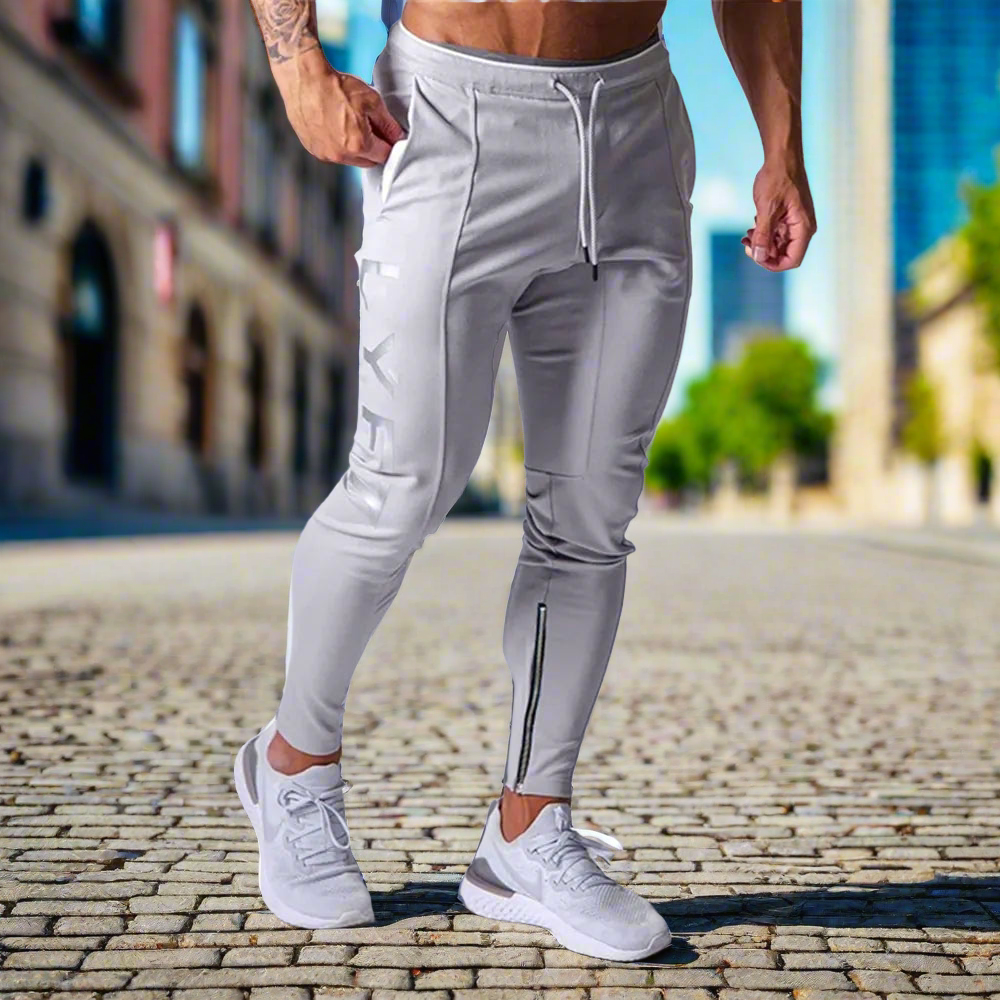 Men's Fitness Sweatpants: Elastic Jogger Track Pants