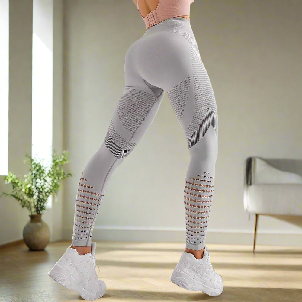 Leggings deportivos transpirables de cintura alta sin costuras
