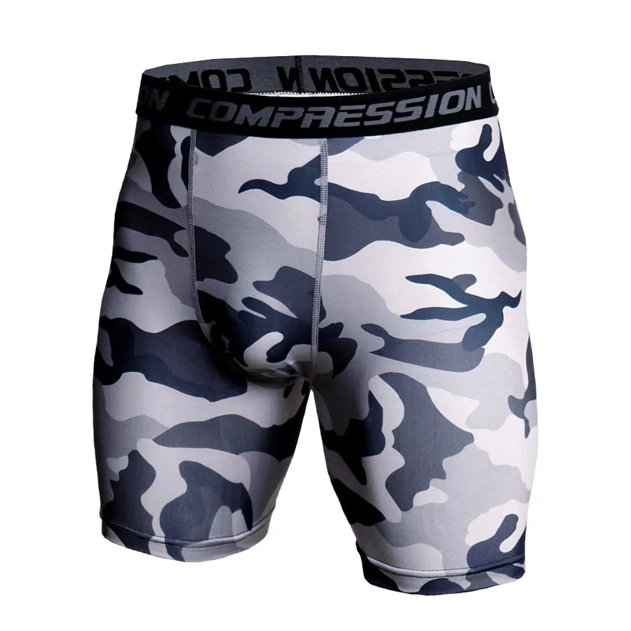 Mallas deportivas de compresión de camuflaje
