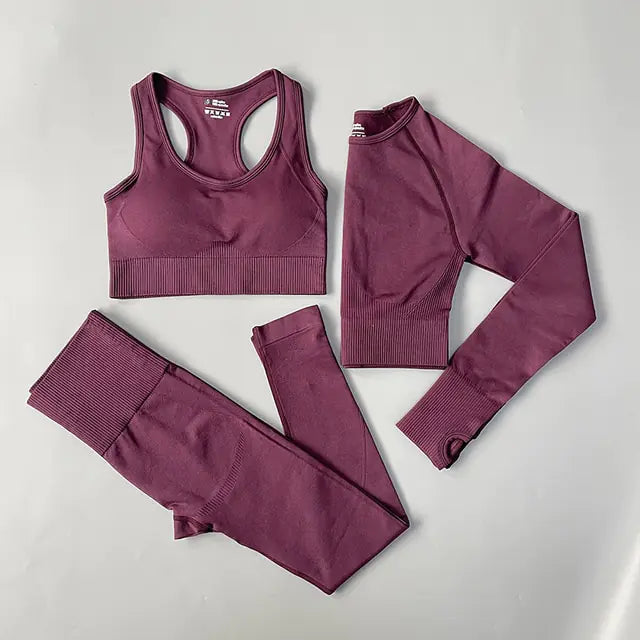 Illumino360Fitness 2/3/4PCS Seamless Women Yoga Set