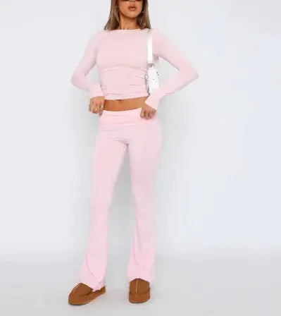 Solid Flare Yoga Pants