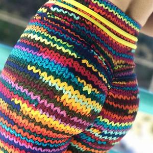 Leggings deportivos de cintura alta con estampado caoba