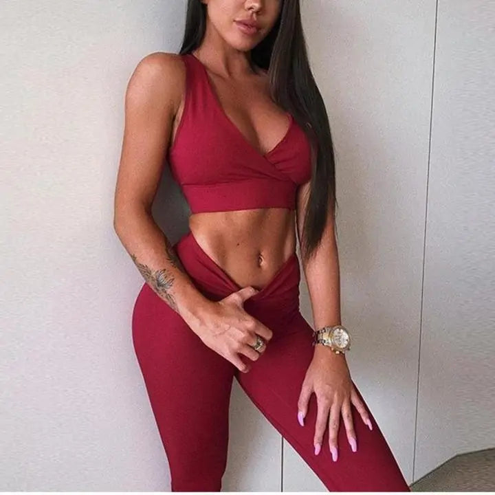 Illumino360 V Fitness 2 Piece Leggings Set