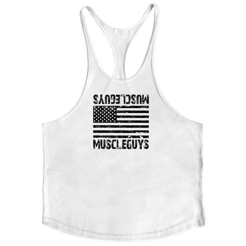 Illumino360Fitness Bodybuilding Cotton Sleeveless Tank Top