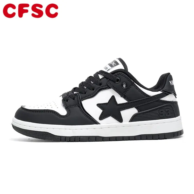 Y2K Women's Classic Sneakers Multicolor Retro Star Skateboard