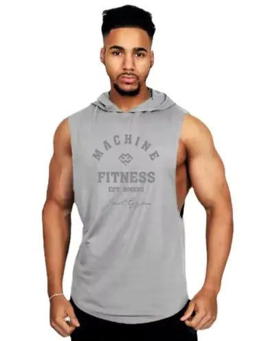Men's Gym Hooded Tank Top