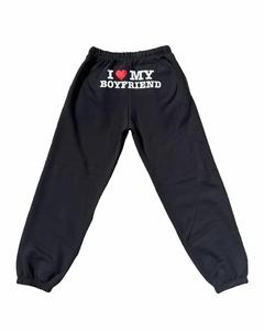 Printed " I Love my Boyfriend" Sweatpants