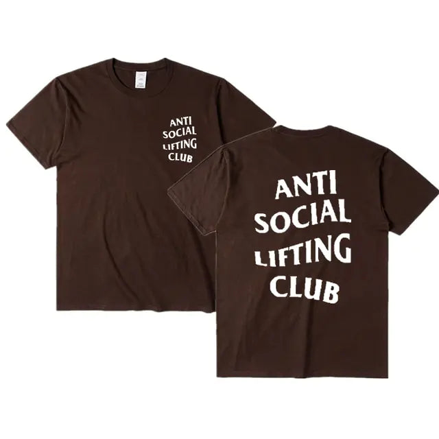 Camiseta del club de levantamiento antisocial