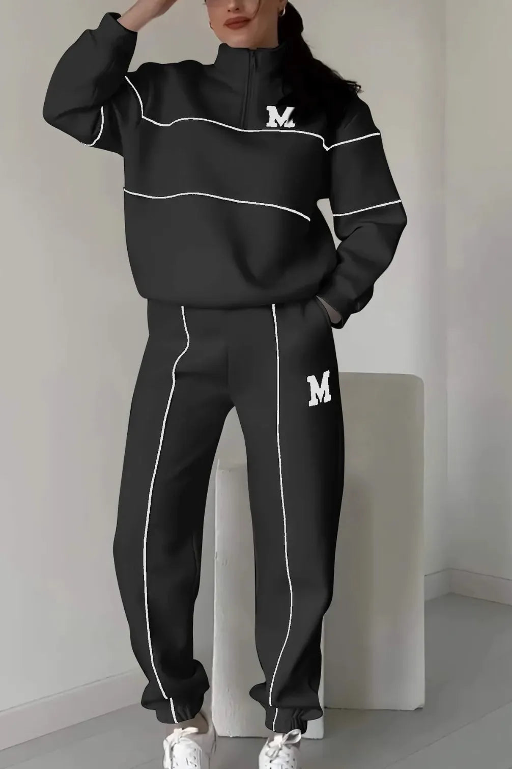 Illumino360Fitness Premium Hoodless Pullover Sweatshirt Sets