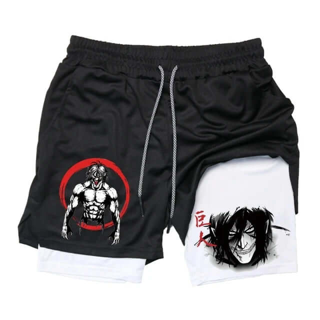 Illumino360 Men's Anime Sport Shorts, Activewear, Jogging