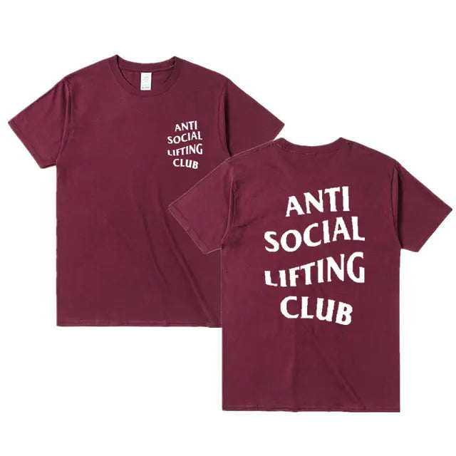 Camiseta del club de levantamiento antisocial