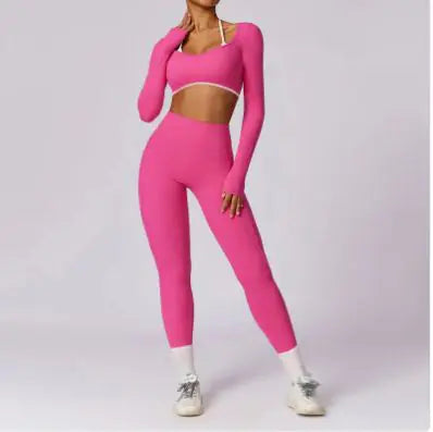 Premium Colorful Beauty Back Yoga set