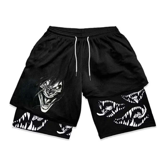 Illumino360 Men's Anime Sport Shorts, Activewear, Jogging