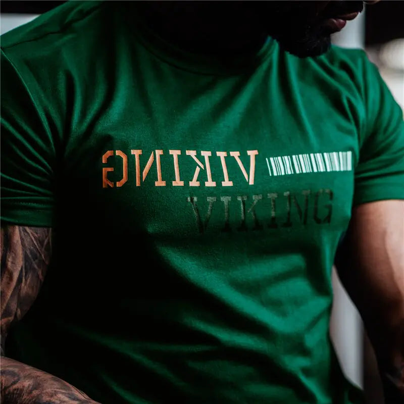 Illumino360Fitness Viking Men's Gym Bodybuilding T-Shirt