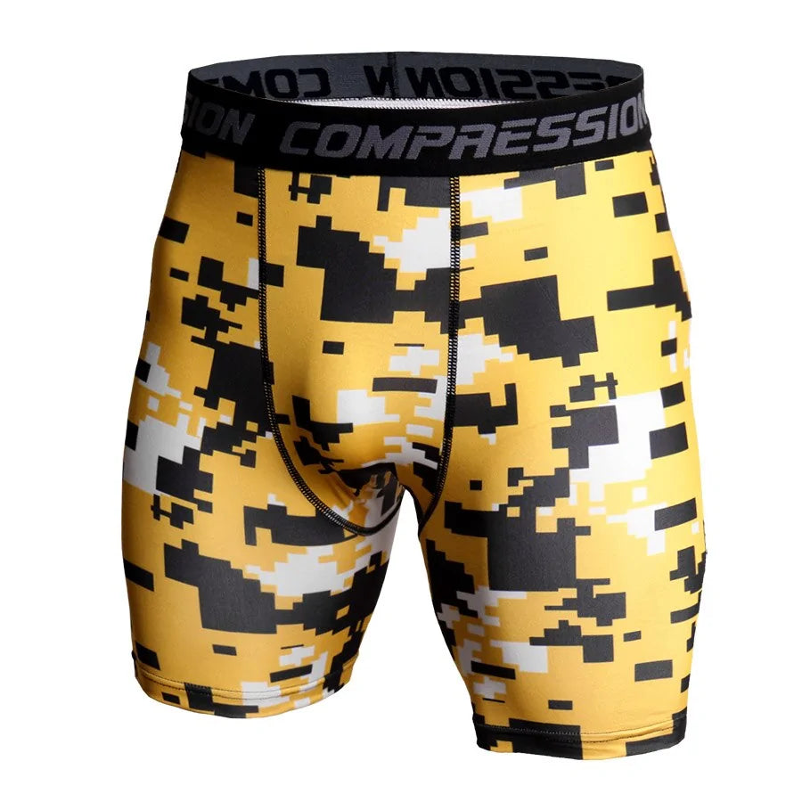 Mallas deportivas de compresión de camuflaje