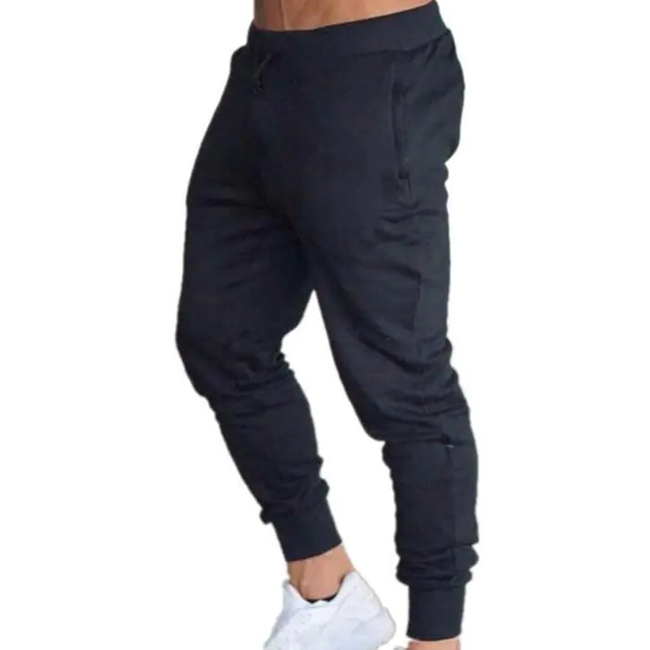 Pantalones deportivos grises para correr con músculos para hombre
