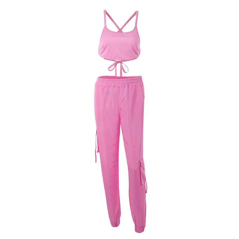 Illumino360Fitness Sleeveless Top & High-Waist Pants