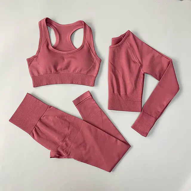Illumino360Fitness 2/3/4PCS Seamless Women Yoga Set