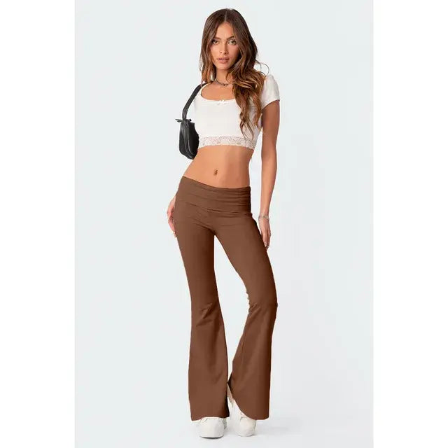 Solid Flare Yoga Pants