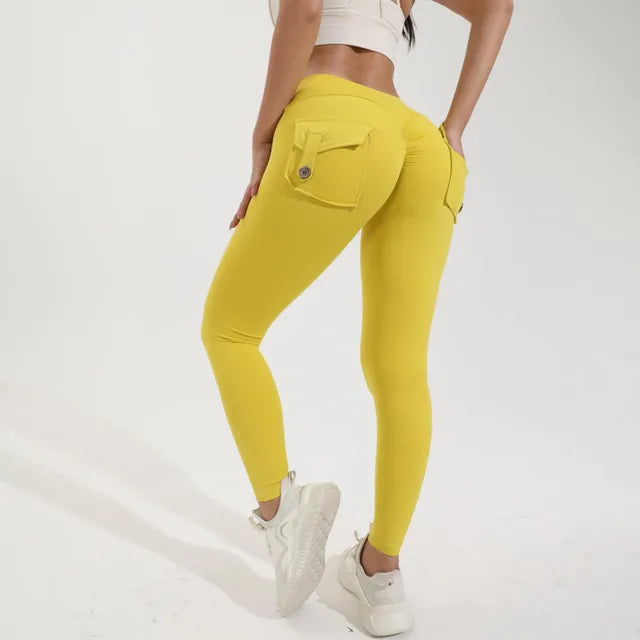 Leggings cargo que levantan glúteos