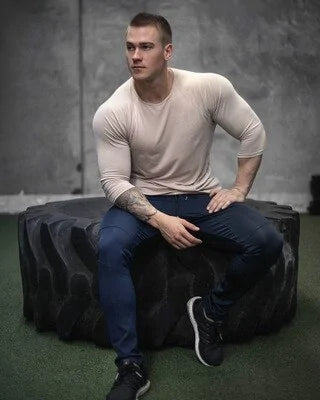 Men's Long Sleeve Cotton Activewear