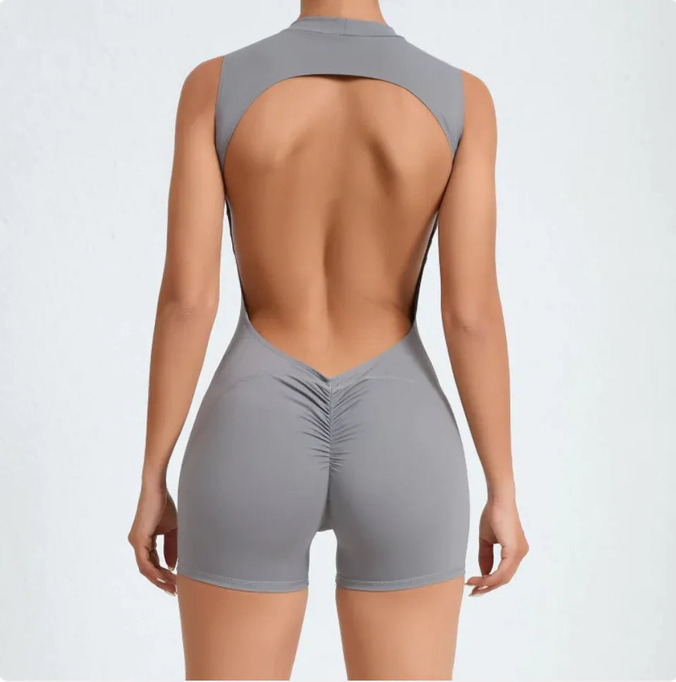 Breezy Backless Yoga Romper