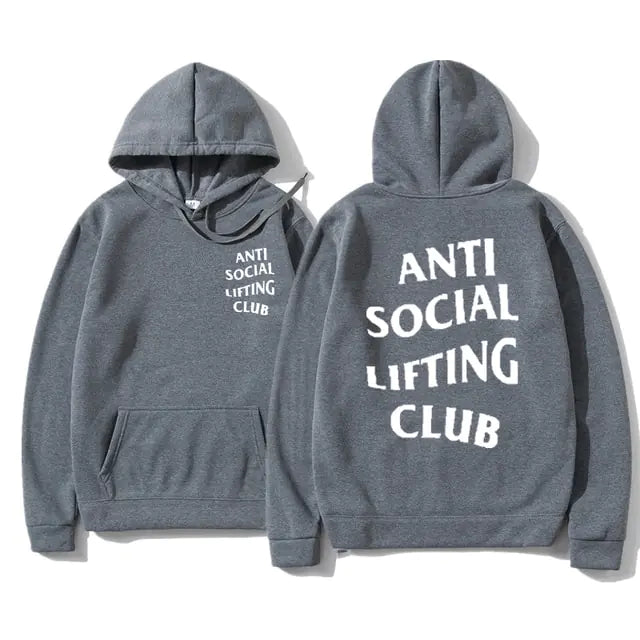Illumino360's Anti Social Lifting Club Hoodies