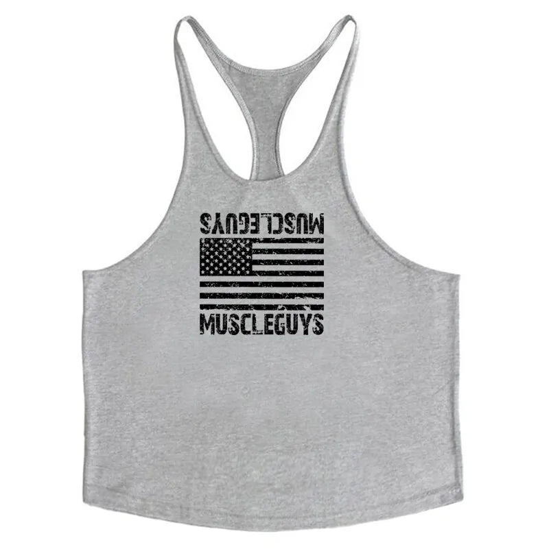 Illumino360Fitness Bodybuilding Cotton Sleeveless Tank Top