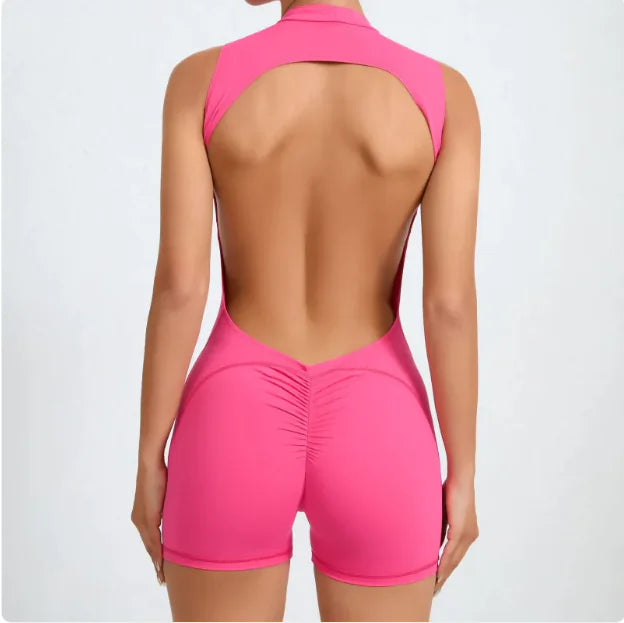 2025 Illumino360Fitness Premium Backless Yoga Jumpsuit