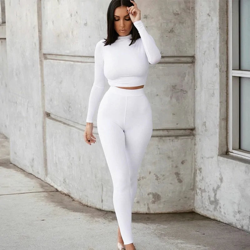 Illumino360 Women's Sport Fitness 2 Two Piece Set Tracksuit