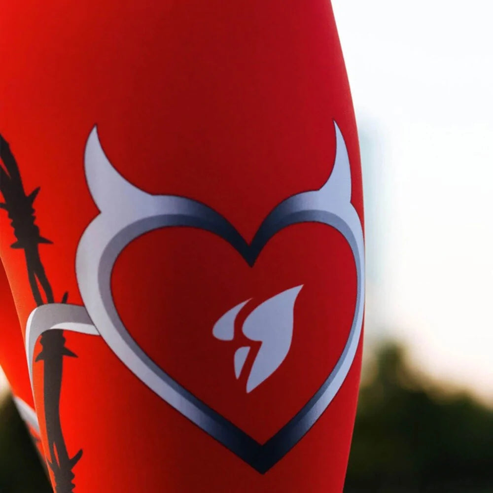 Premium Sexy Heart Print Leggings