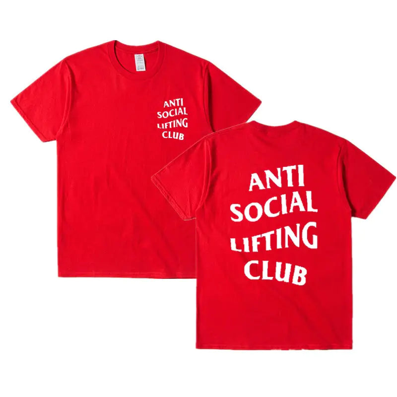 Camiseta del club de levantamiento antisocial