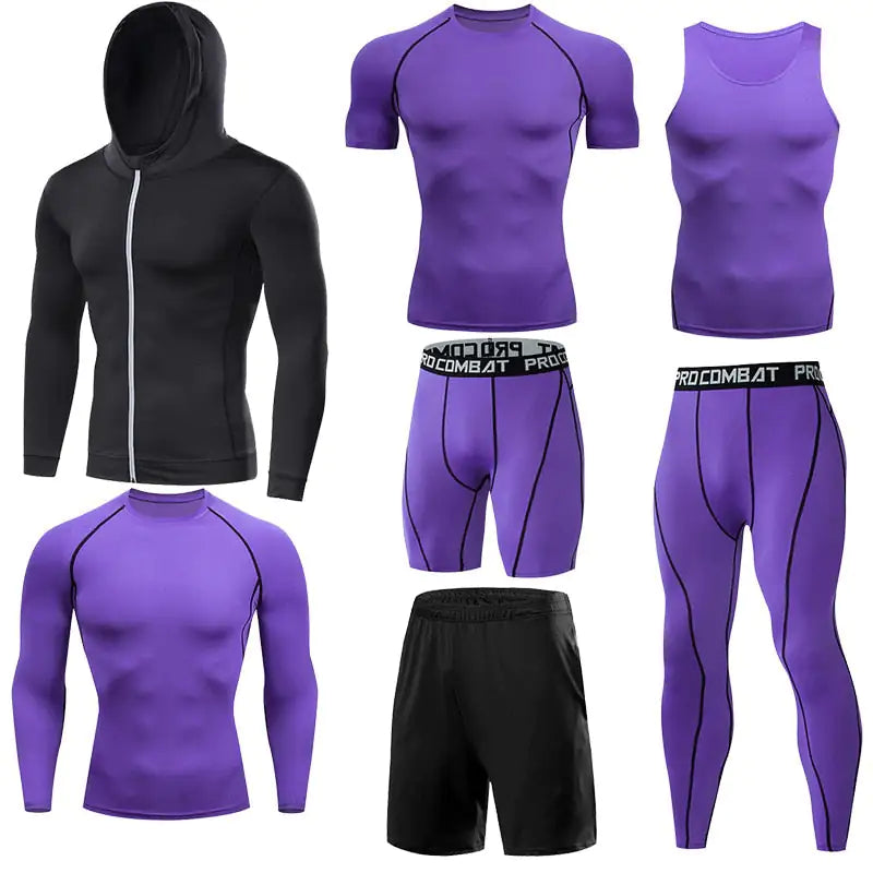 Illumino360Fitness Men's Premium Compression Shorts