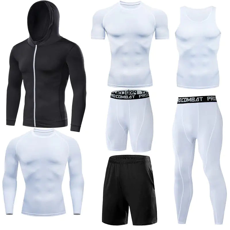 Illumino360Fitness Men's Premium Compression Shorts