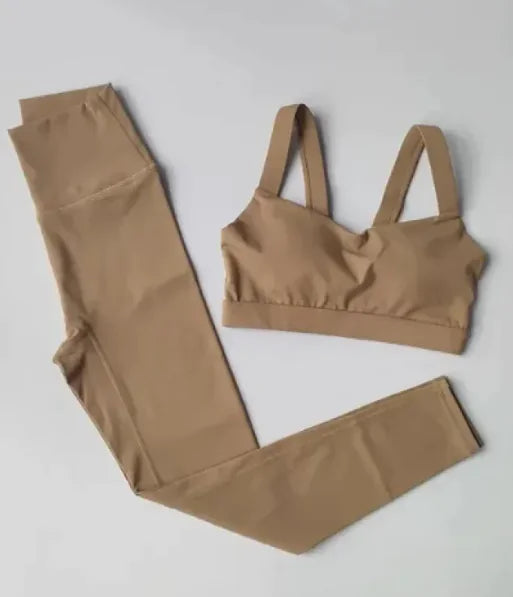 Supportive Yoga Set Leggings and Bra