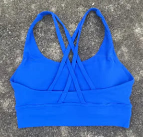 Women's Pro Cross Back Fitness Sport Bra