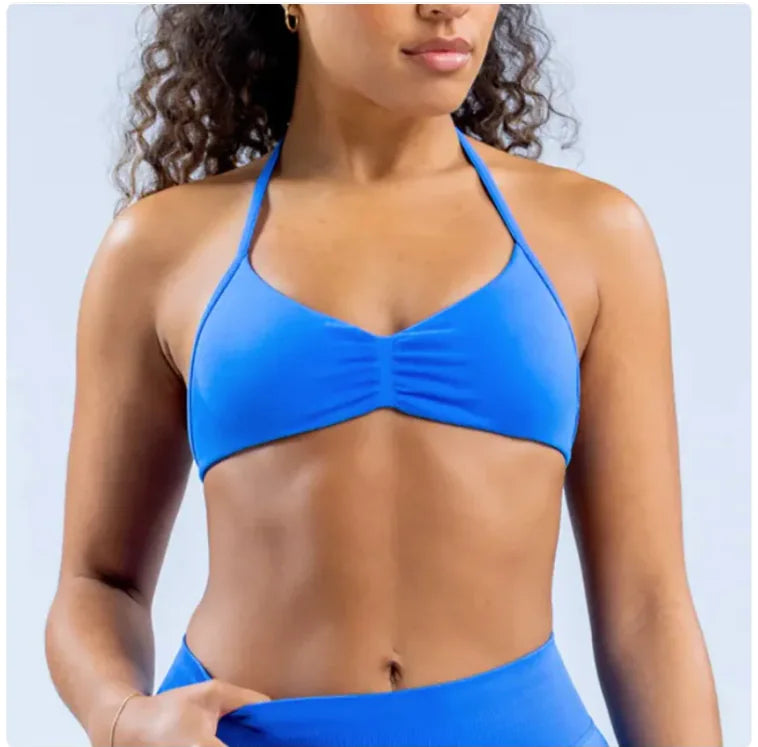 Illumino360Fitness Women's Halter Back Sports Bra