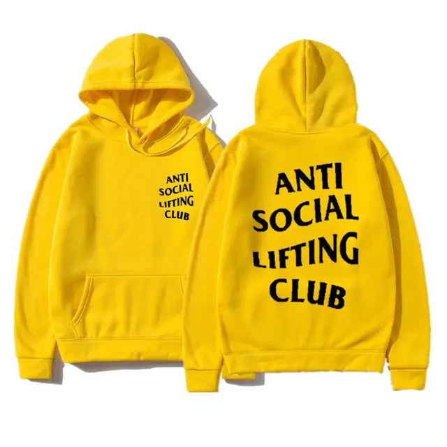 Illumino360's Anti Social Lifting Club Hoodies