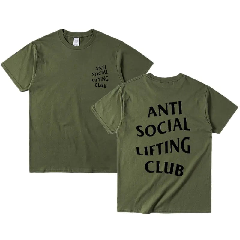 Camiseta del club de levantamiento antisocial