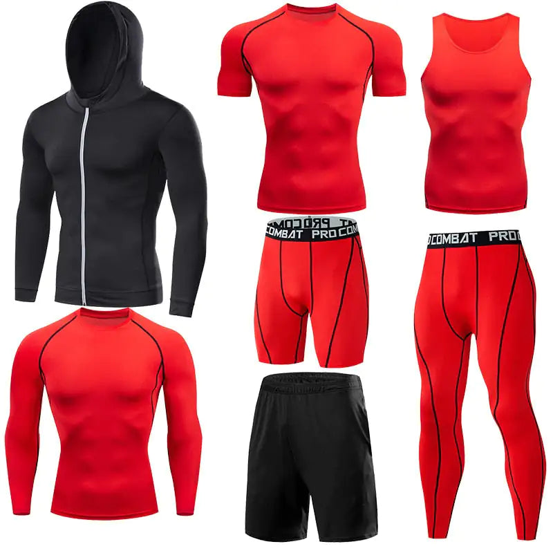 Illumino360Fitness Men's Premium Compression Shorts