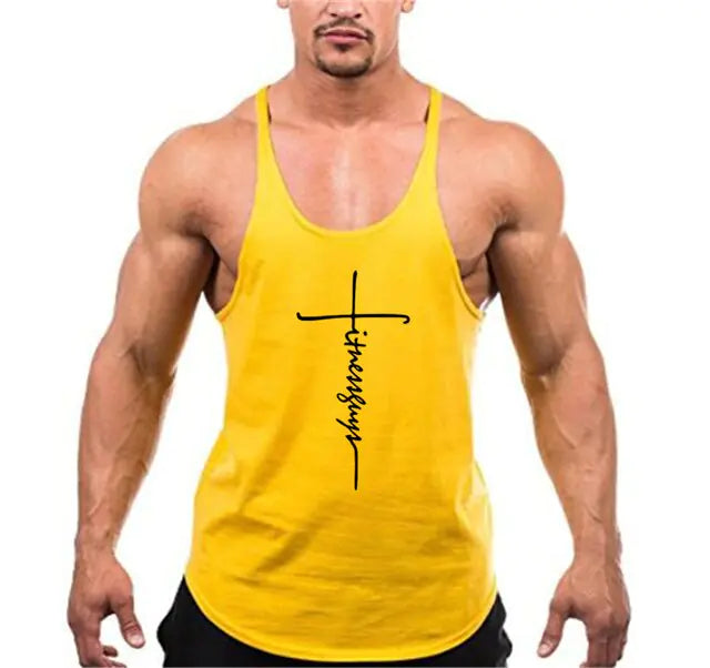 Gym Stringer Culturismo masculino