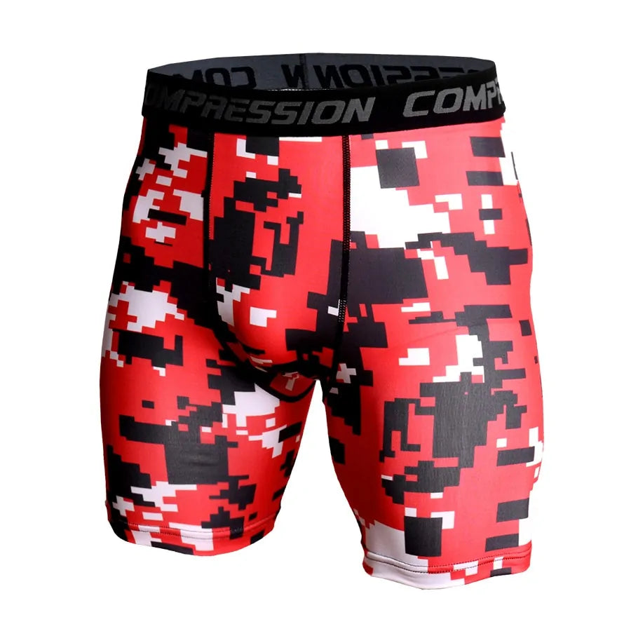 Mallas deportivas de compresión de camuflaje