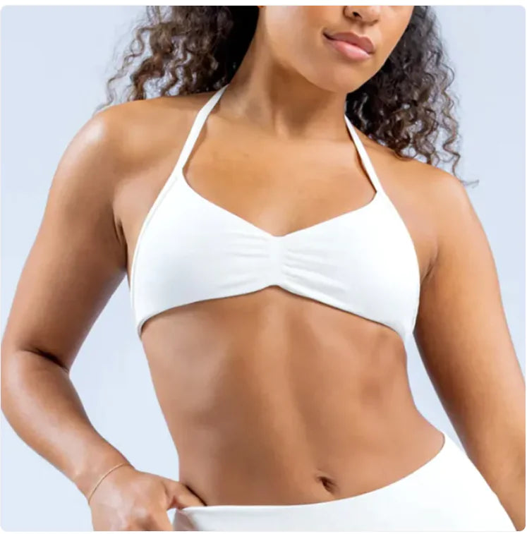 Illumino360Fitness Women's Halter Back Sports Bra