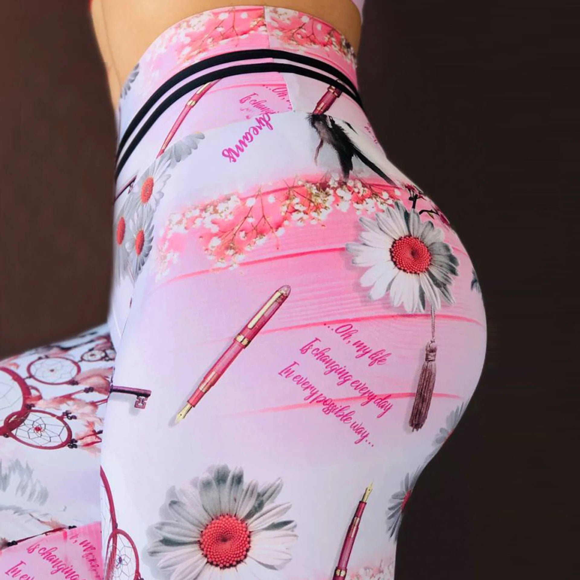 Leggings de entrenamiento push up de cintura alta