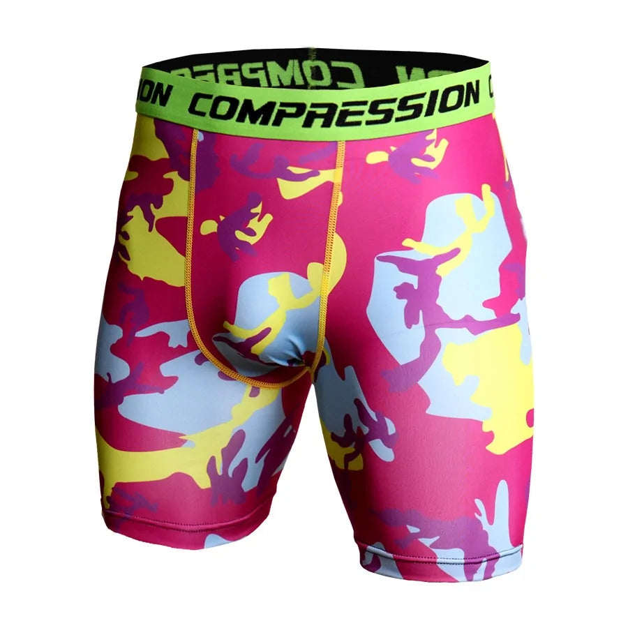 Mallas deportivas de compresión de camuflaje
